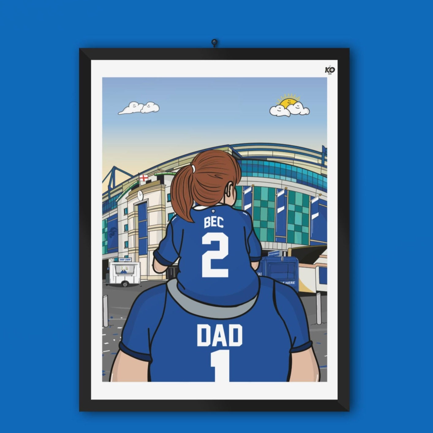 Chelsea F.C. Football Poster Print Stamford Bridge Print 